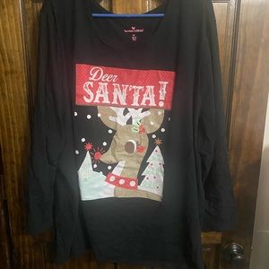 Woman Within Holiday LS Top - 5X
